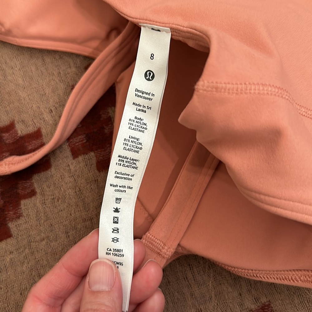 Lululemon Align tank in pink savannah sz 8 NWT - Picture 6 of 6